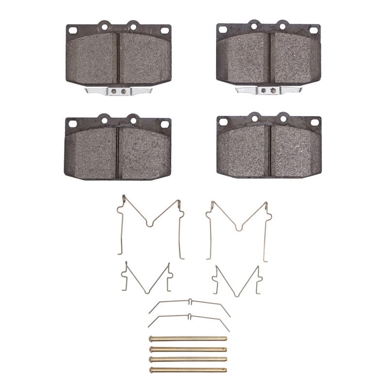 Picture of DFC 86-91 Mazda RX-7 Front Active Performance Pads and Hardware Kit