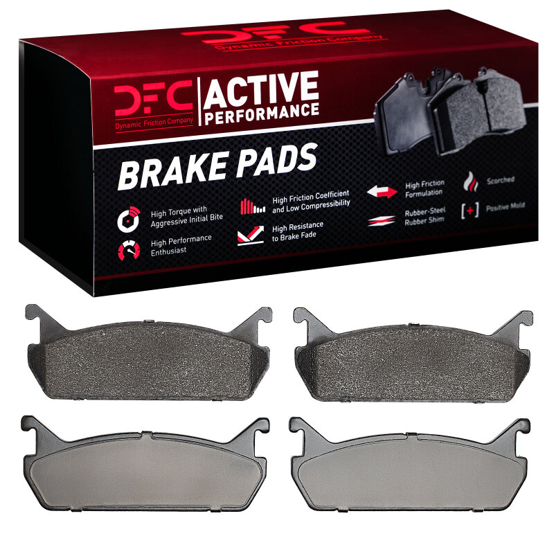 Picture of DFC 90-96 Ford Escort Rear Active Performance Pads - Low Metallic