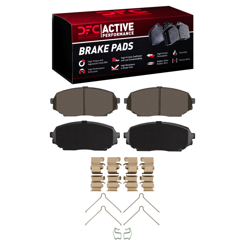 Picture of DFC 90-97 Mazda Miata (NA) Front Active Performance Pads and Hardware Kit