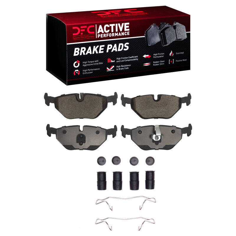 Picture of DFC 99-10 Saab 9-5 Rear Active Performance Pads and Hardware Kit
