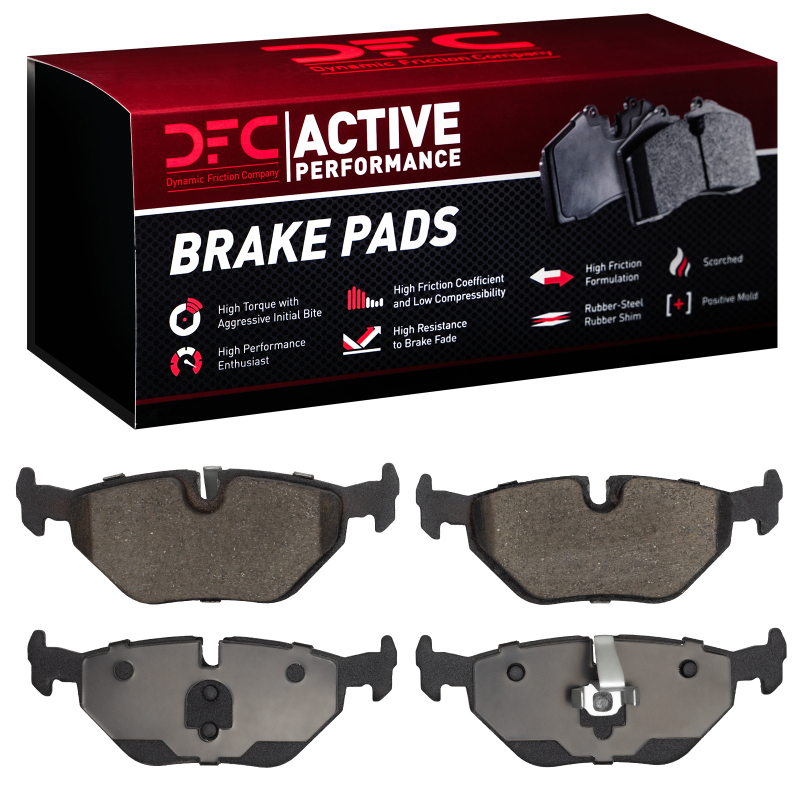 Picture of DFC 91-10 BMW 328I Rear Active Performance Pads - Low Metallic
