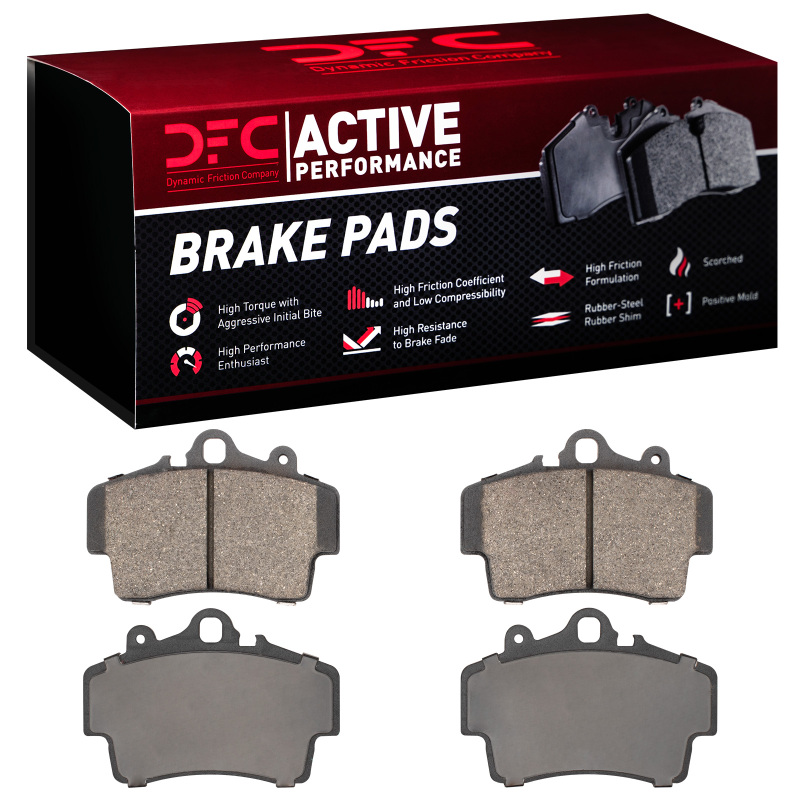 Picture of DFC 97-08 Porsche Cayman Front Active Performance Pads - Low Metallic