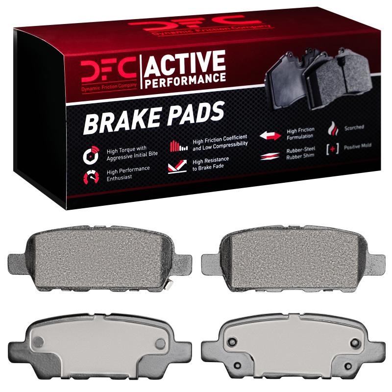 Picture of DFC 02-25 Infiniti G25 Rear Active Performance Pads - Low Metallic
