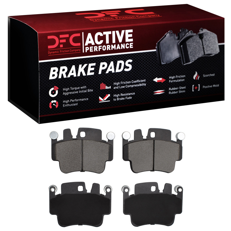 Picture of DFC 98-05 Porsche 911 Rear/Front Active Performance Pads - Low Metallic