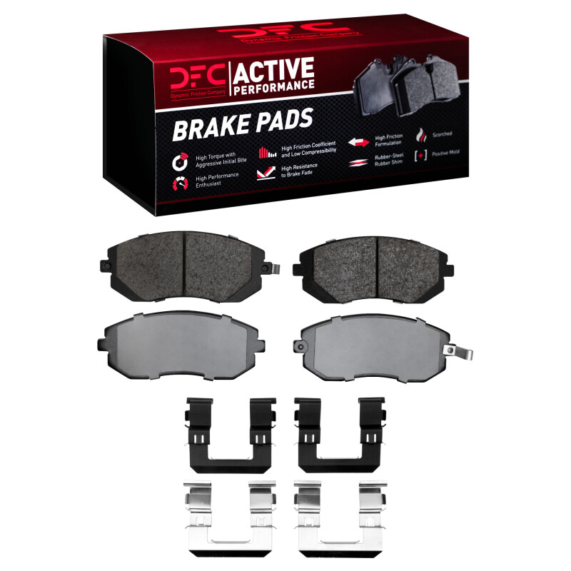 Picture of DFC 02-12 Saab 9-2X Front Active Performance Pads and Hardware Kit
