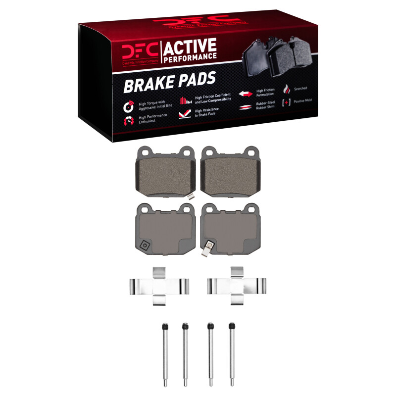 Picture of DFC 04-06 Maserati Quattroporte Rear Active Performance Pads and Hardware Kit
