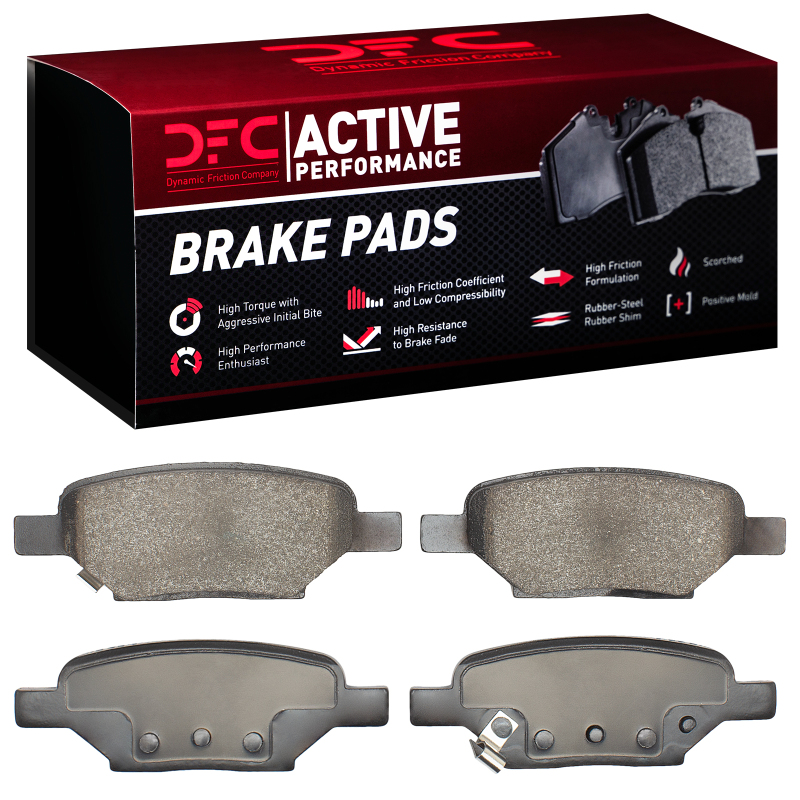 Picture of DFC 04-12 Chevrolet Malibu Rear Active Performance Pads - Low Metallic