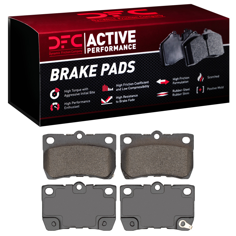 Picture of DFC 06-13 Lexus GS430 Rear Active Performance Pads - Low Metallic