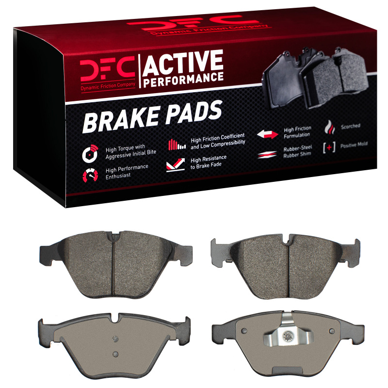 Picture of DFC 07-15 BMW 323i Front Active Performance Pads - Low Metallic
