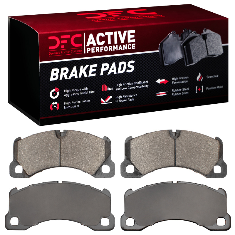 Picture of DFC 08-25 Audi e-TRON GT Front Active Performance Pads - Low Metallic