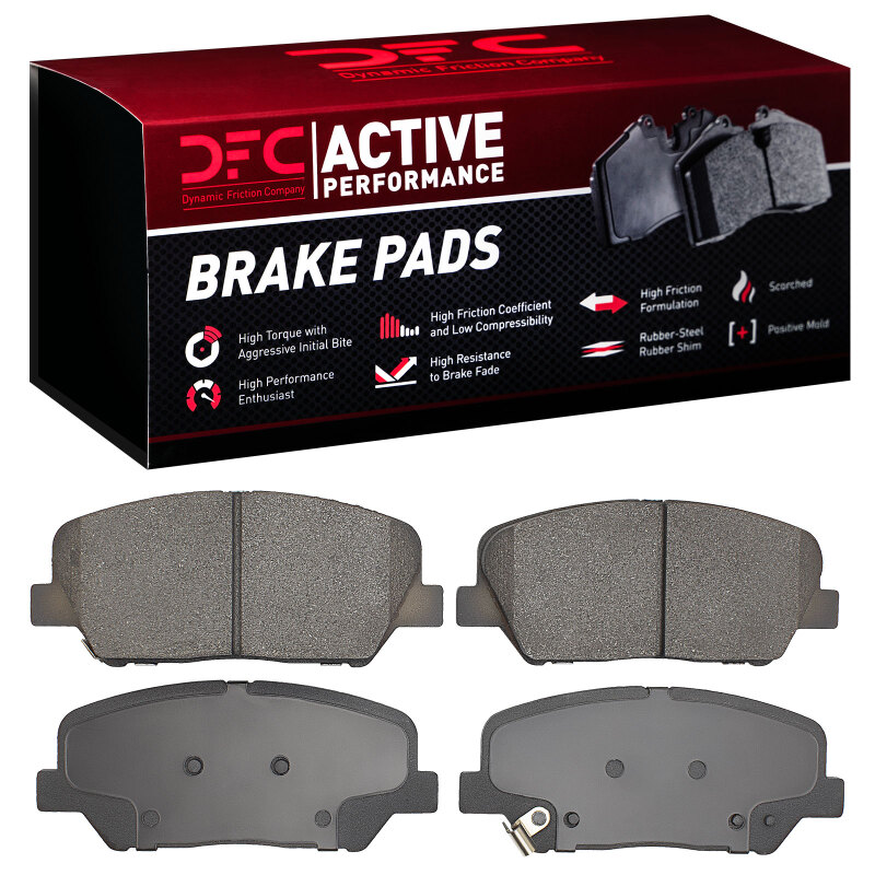 Picture of DFC 10-16 Hyundai Genesis Coupe Front Active Performance Pads - Low Metallic