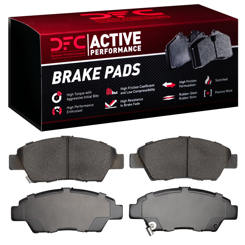 Picture of DFC 09-20 Honda CR-Z Front Active Performance Pads - Low Metallic