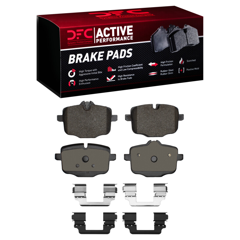 Picture of DFC 11-19 BMW 640i Gran Coupe Rear Active Performance Pads and Hardware Kit