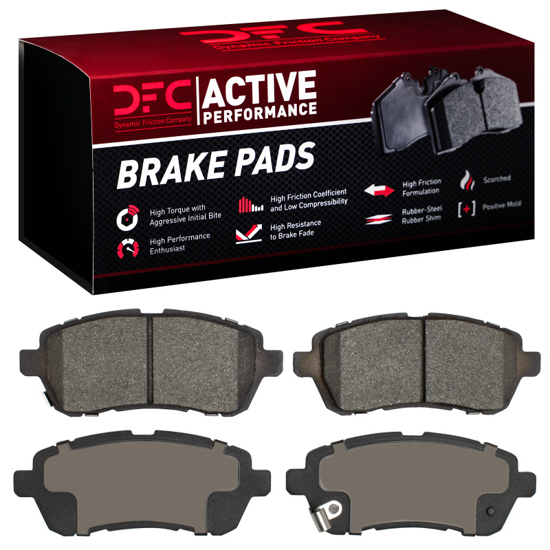 Picture of DFC 11-23 Ford Fiesta (USA/Canada) Front Active Performance Pads - Low Metallic