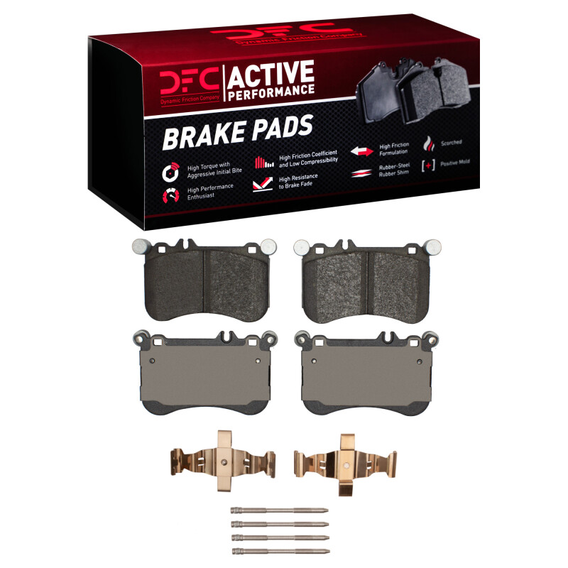 Picture of DFC 10-20 Mercedes-Benz SLC43 AMG Front Active Performance Pads and Hardware Kit