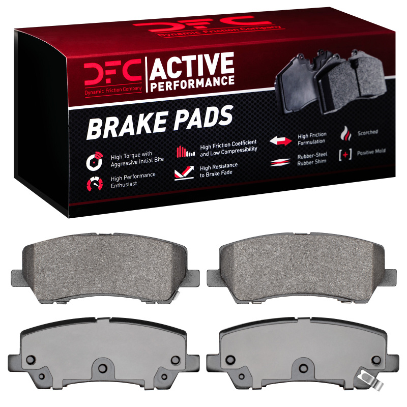Picture of DFC 15-23 Ford Mustang Rear Active Performance Pads - Low Metallic