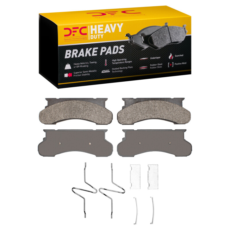 Picture of DFC 75-94 Ford F-350 4WD (Excl Super Duty) Front Heavy Duty Pads and Hardware Kit