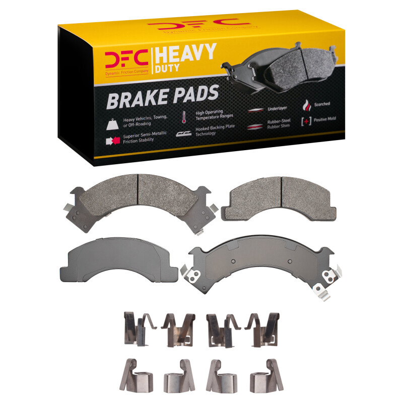 Picture of DFC 88-97 Chevrolet W3500 Gas Engine Front Heavy Duty Pads and Hardware Kit