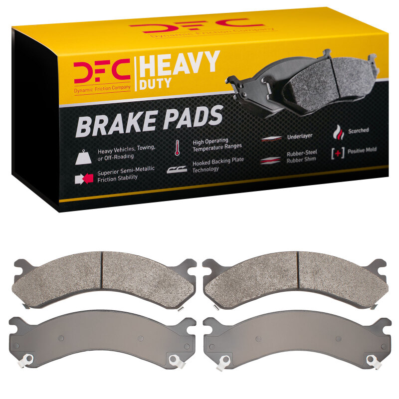 Picture of DFC 01-10 Chevrolet Silverado 3500 HD Rear Heavy Duty Pads - Semi Metallic