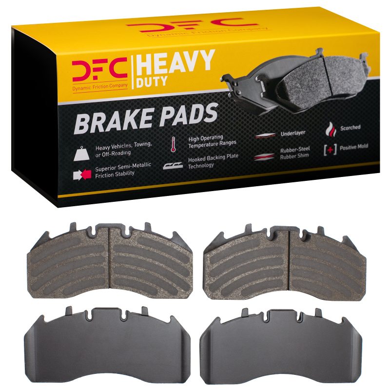 Picture of DFC 95-24 AUTOCAR Xpeditor (ACX 6 x 4 Air Disc Brakes) Fr & Rr Heavy Duty Pads - Semi Metallic
