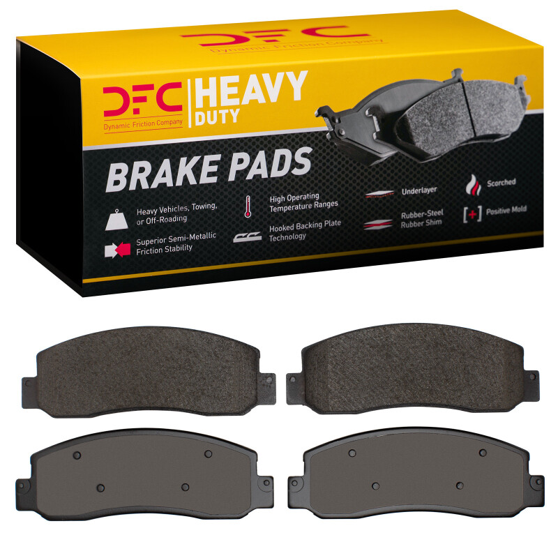 Picture of DFC 10-12 Ford F-350 Super Duty 4WD Front Heavy Duty Pads - Semi Metallic