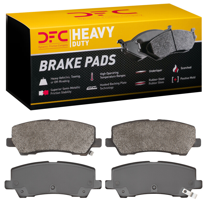 Picture of DFC 15-23 Ford Mustang Rear Heavy Duty Pads - Semi Metallic