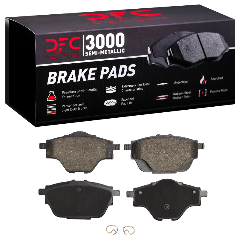 Picture of DFC 17-20 Peugeot 5008 (Mexico) Rear 3000 Semi-Metallic Brake Pads