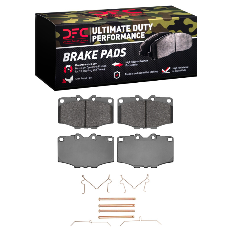 Picture of DFC 79-85 Toyota 4Runner Front Ultimate Duty Performance Brake Pads and Hardware Kit