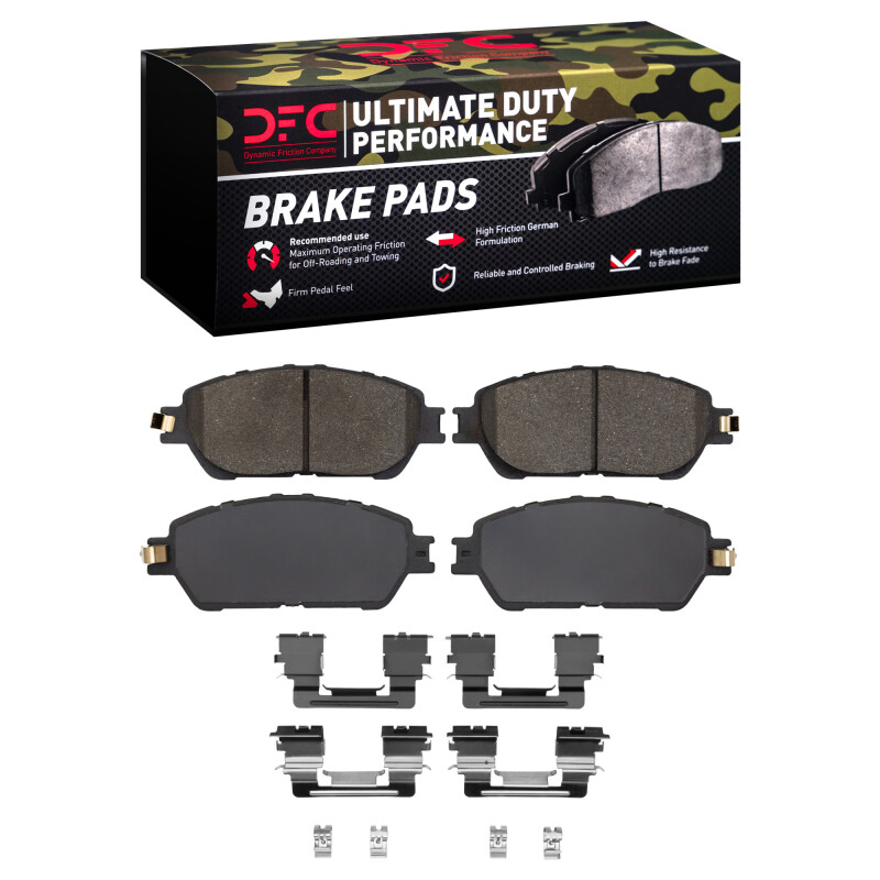 Picture of DFC 05-15 Toyota Tacoma Front Ultimate Duty Performance Brake Pads and Hardware Kit
