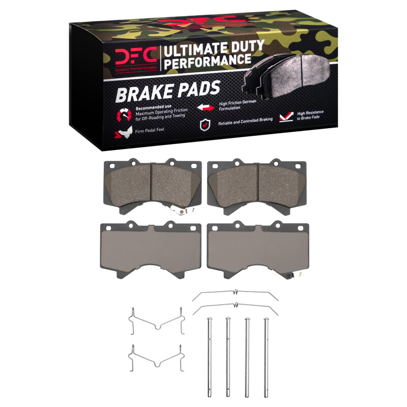 Picture of DFC 07-22 Lexus LX570 Front Ultimate Duty Performance Brake Pads and Hardware Kit