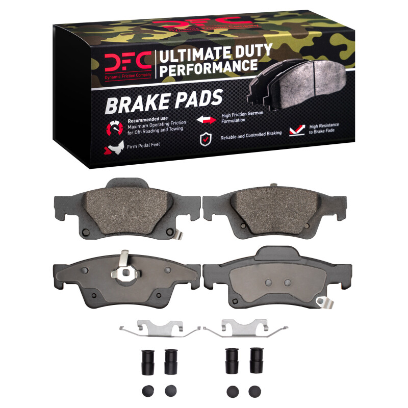 Picture of DFC 11-25 Dodge Durango Rear Ultimate Duty Performance Brake Pads and Hardware Kit