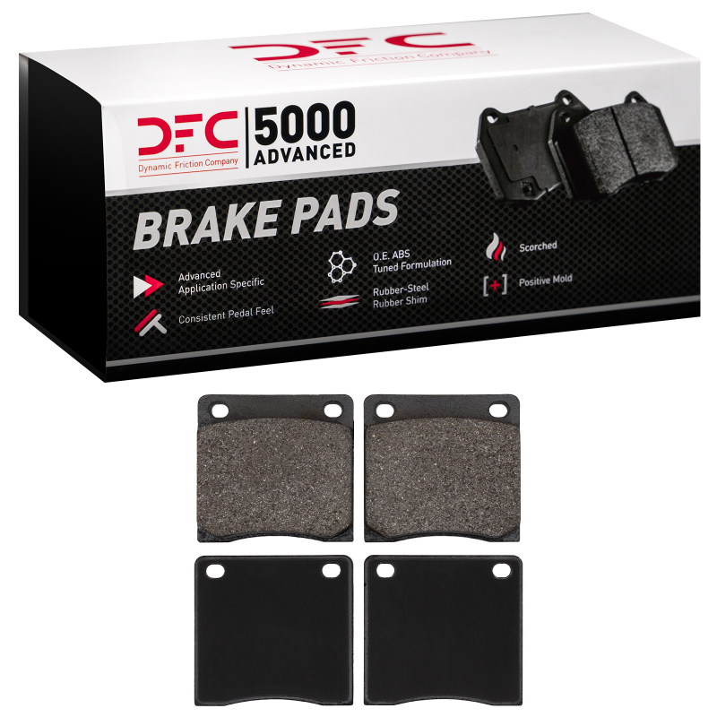Picture of DFC 70-82 Honda Civic Hatchback Front 5000 Advanced Semi Metallic Brake Pads