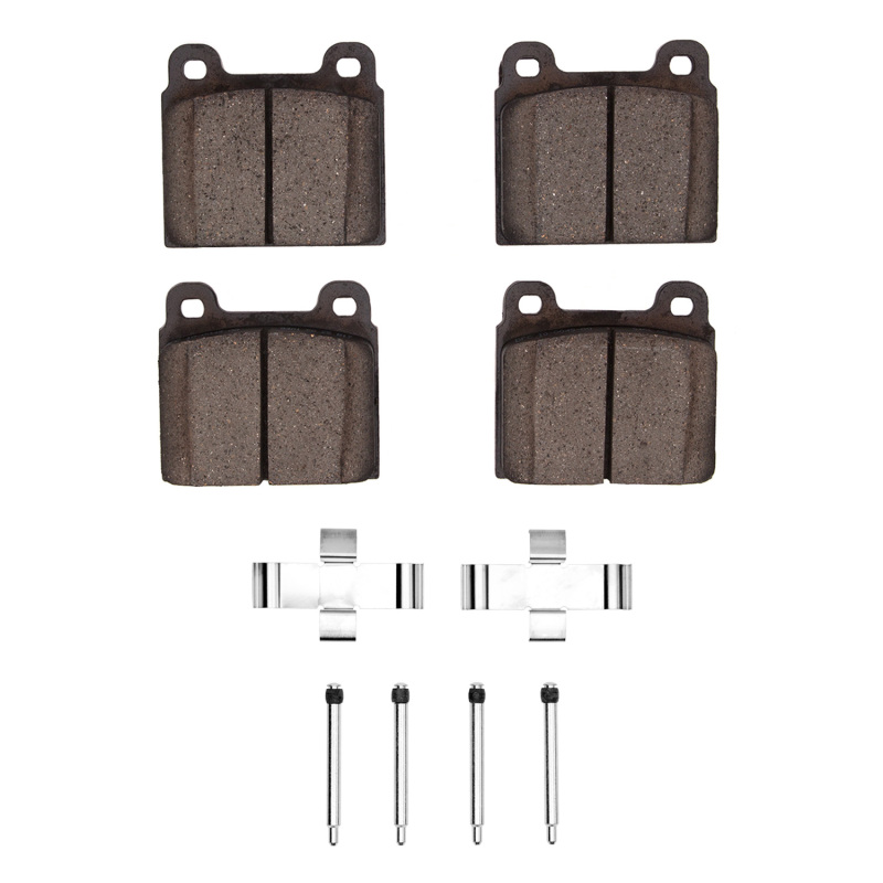 Picture of DFC 72-72 Volkswagen Type 2 Front 5000 Advanced Low Metallic Brake Pads and Hardware Kit