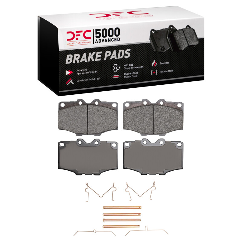Picture of DFC 79-85 Toyota Pickup Front 5000 Advanced Ceramic Brake Pads and Hardware Kit