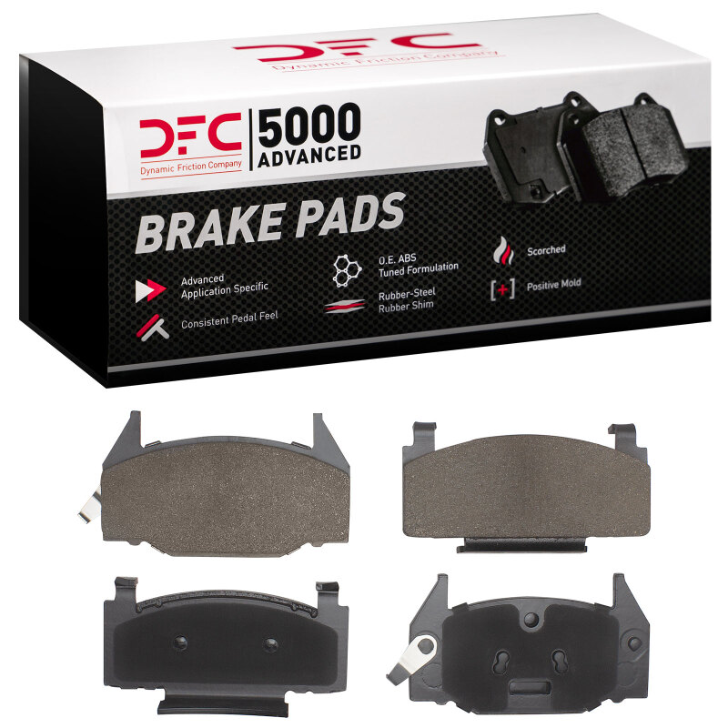 Picture of DFC 80-82 Chevrolet Chevette Front 5000 Advanced Semi Metallic Brake Pads