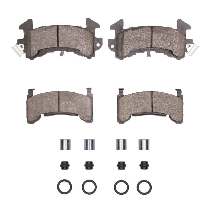Picture of DFC 82-88 Chevrolet Camaro Rear 5000 Advanced Semi Metallic Brake Pads and Hardware Kit