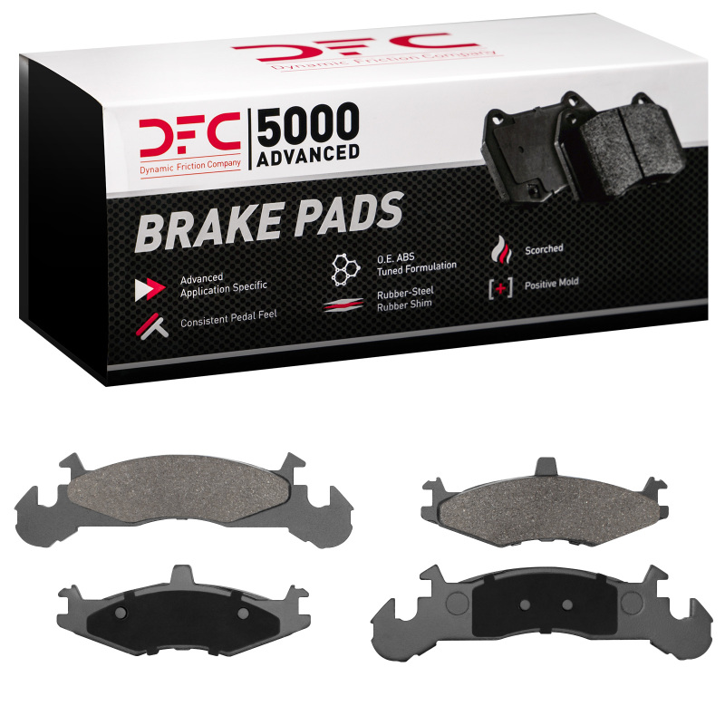 Picture of DFC 83-90 Dodge Charger Front 5000 Advanced Semi Metallic Brake Pads