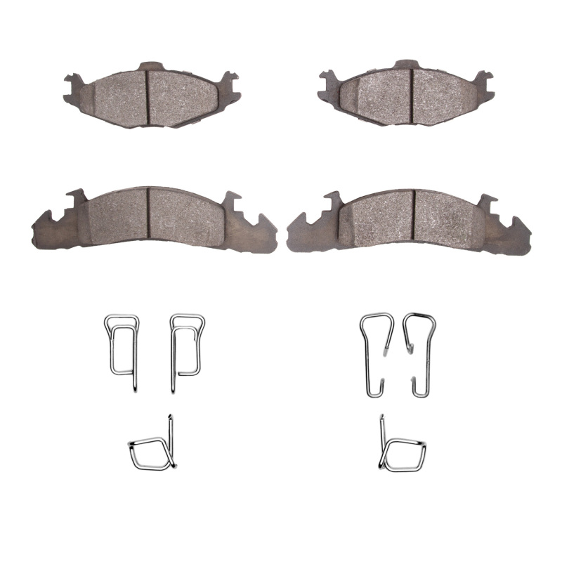 Picture of DFC 84-90 Chrysler Town & Country Front 5000 Advanced Semi Metallic Brake Pads and Hardware Kit