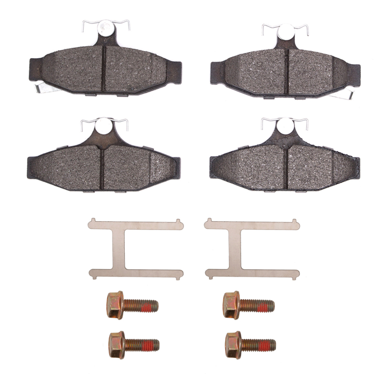 Picture of DFC 84-87 Chevrolet Corvette Rear 5000 Advanced Semi Metallic Brake Pads and Hardware Kit