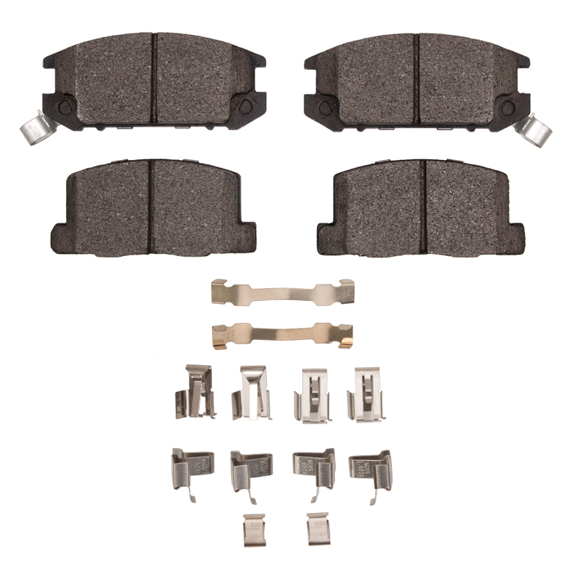 Picture of DFC 85-89 Toyota MR2 Rear 5000 Advanced Ceramic Brake Pads and Hardware Kit