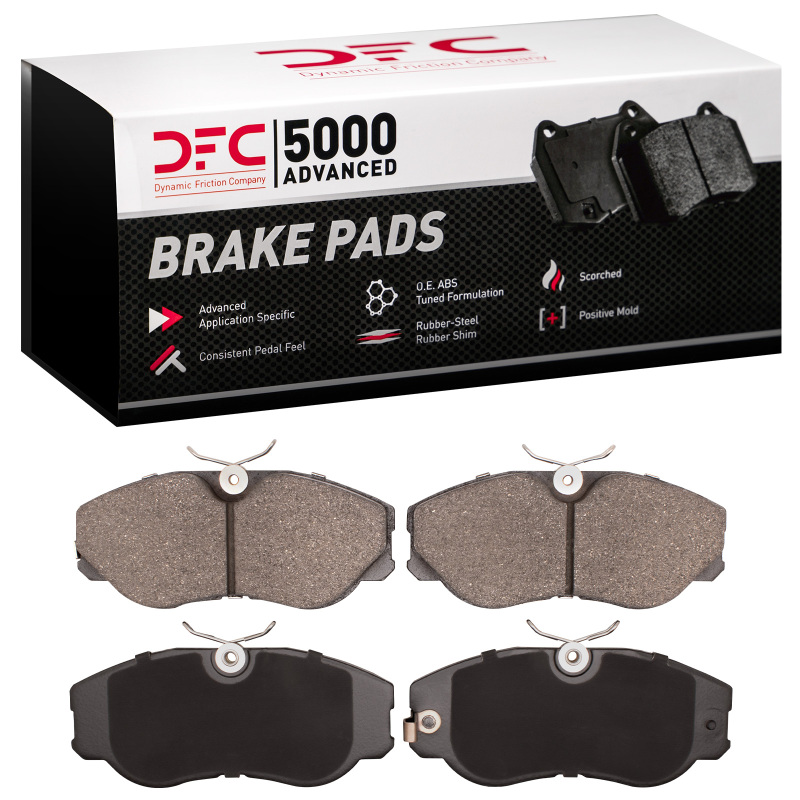 Picture of DFC 87-89 Nissan 300ZX Turbo Front 5000 Advanced Semi Metallic Brake Pads