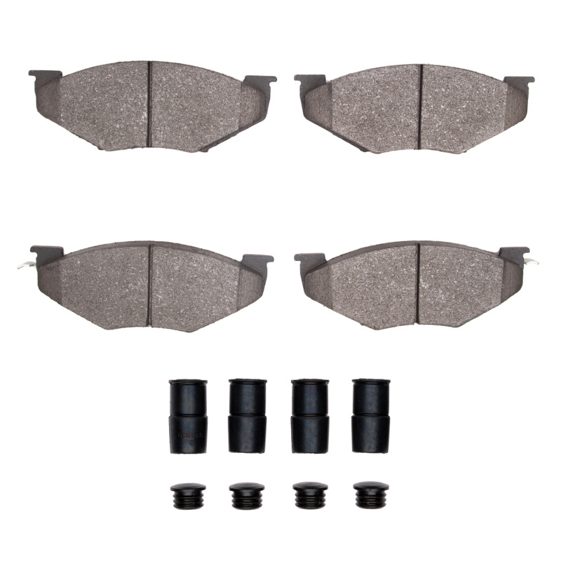 Picture of DFC 87-88 Dodge Caravan Front 5000 Advanced Semi Metallic Brake Pads and Hardware Kit