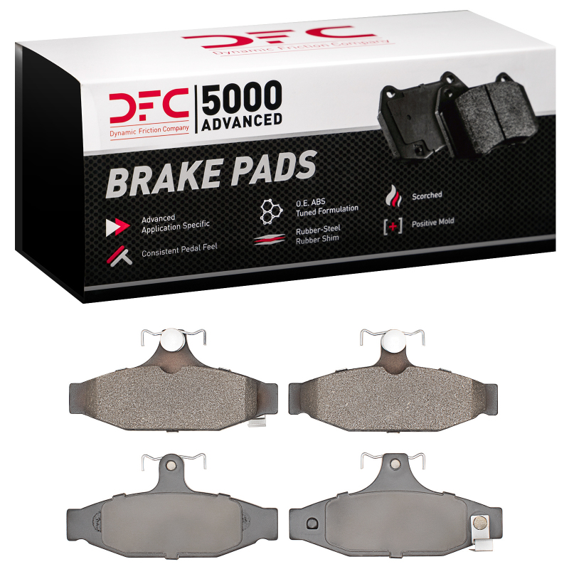 Picture of DFC 85-97 Chevrolet Corvette Rear 5000 Advanced Low Metallic Brake Pads