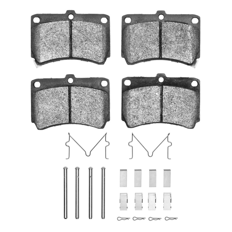Picture of DFC 90-02 Ford Escort Front 5000 Advanced Semi Metallic Brake Pads and Hardware Kit