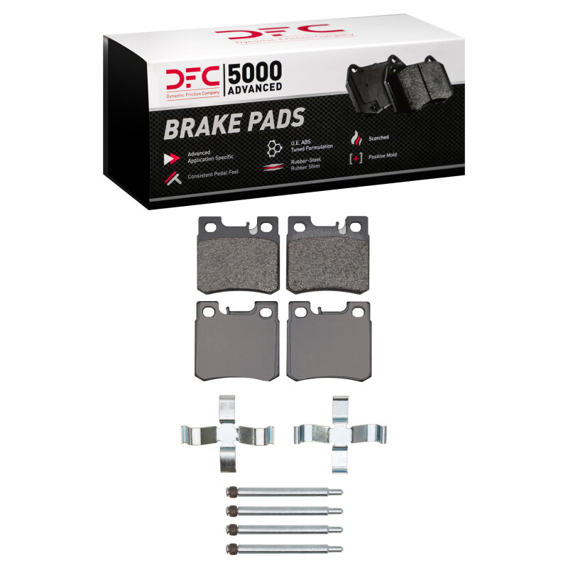 Picture of DFC 93-95 Mercedes-Benz E320 Rear 5000 Advanced Low Metallic Brake Pads and Hardware Kit