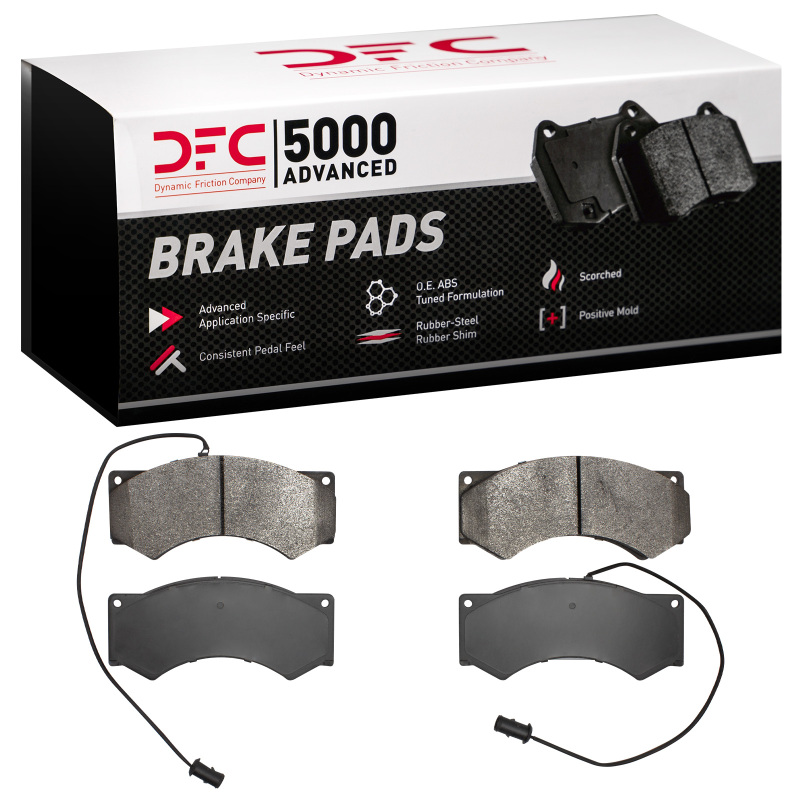 Picture of DFC 87-91 Iveco EuroTurbo 230T Front 5000 Advanced Semi Metallic Brake Pads