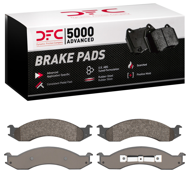 Picture of DFC 92-94 Ford E-350 Econoline Front 5000 Advanced Semi Metallic Brake Pads