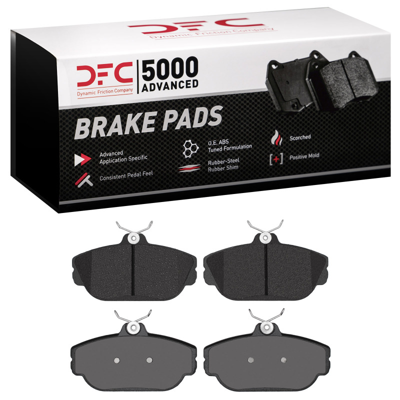 Picture of DFC 93-98 Ford Taurus SHO Front 5000 Advanced Semi Metallic Brake Pads