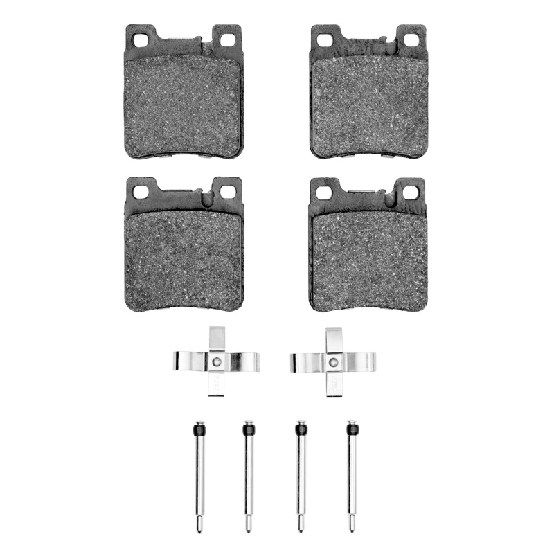 Picture of DFC 94-00 Mercedes-Benz C36 AMG Rear 5000 Advanced Low Metallic Brake Pads and Hardware Kit