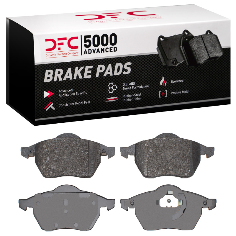 Picture of DFC 96-99 Volkswagen Passat (USA/Canada) Front 5000 Advanced Low Metallic Brake Pads